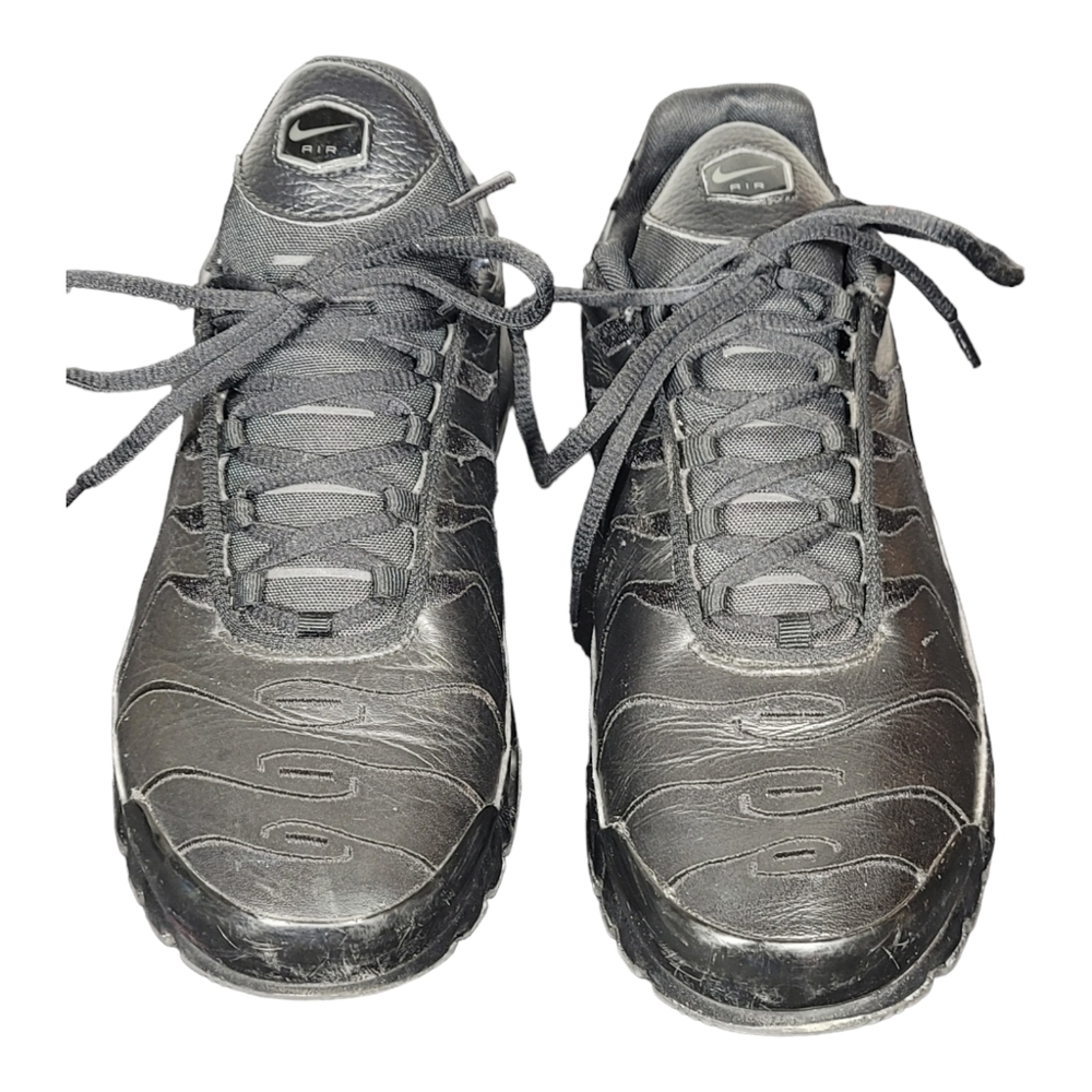 Nike Air Max Plus TN Triple Black Men’s Sz 10.5 Sneakers AJ2029-001 SB7 - Picture 7 of 10